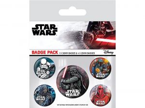 Star Wars Dark Side Badge Pack