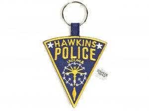 Stranger Things Hawkins Police Woven Keyring