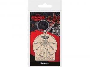 Stranger Things Vitruvian Demogorgon Rubber Keyring