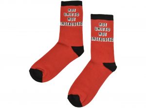 Team Direct Generic Not United Not Interested 8 to 11 UK Adult Socks