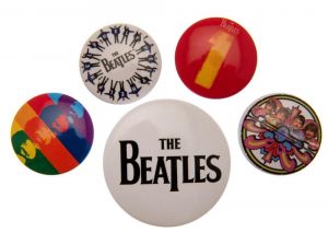 The Beatles Badge Pack Black