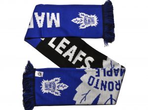 Toronto Maple Leafs 2020 Word Mark Big Logo NHL Scarf Blue Black White
