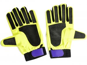 BB Sports Nylon Goal Keeper Gloves Mens Fluo Yellow