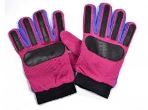 BB Sports Nylon Goal Keeper Gloves Mens Pink Purple