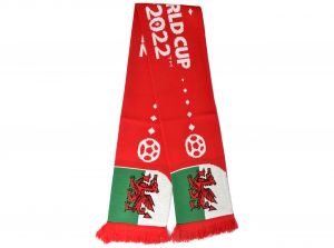 Wales World Cup Jacquard Knit Scarf