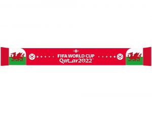 Wales World Cup Jacquard Knit Scarf