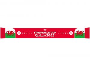 Wales World Cup Jacquard Knit Scarf