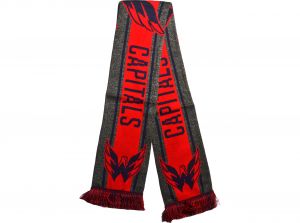 Washington Capitals Big Logo NHL Scarf Red Grey Navy