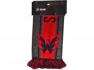 Washington Capitals Big Logo NHL Scarf Red Grey Navy