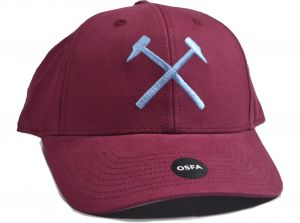 West Ham Crossed Hammers Cardinal Baseball Cap