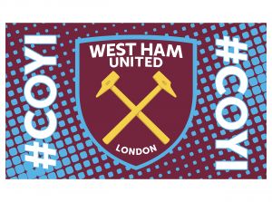 West Ham COYI Flag 5 x 3