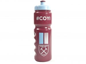 West Ham United Plastic Water Bottle 750ml