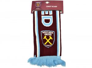 West Ham Crest Jacquard Knit Scarf
