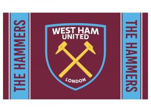 West Ham Crest Stripe Flag 5 x 3