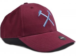 West Ham Crossed Hammers Cardinal Baseball Cap