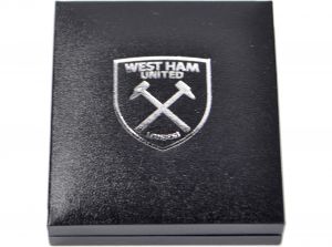 West Ham Stainless Steel Engraved Crest Dog Tag and Chain