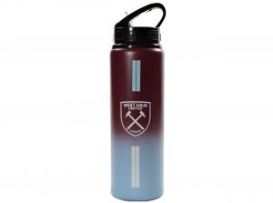 West Ham United Fade Aluminium Water Bottle 750ml New Design
