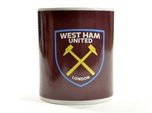 West Ham Boxed Mug Fade Design