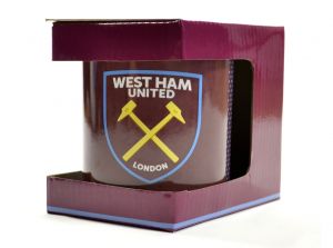 West Ham Boxed Mug Fade Design