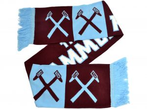 West Ham Hammers Jacquard Scarf