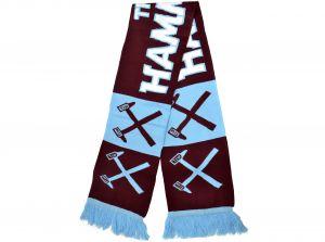 West Ham Hammers Jacquard Scarf