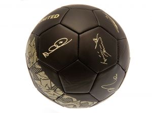 West Ham Phantom Signature Ball Black Gold Size 5