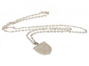 West Ham Silver Plated Pendant and Chain