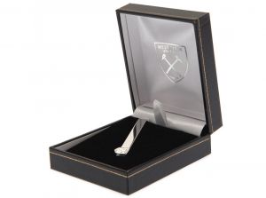 West Ham Silver Plated Tie Slide