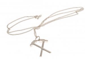 West Ham Sterling Silver Pendant and Chain