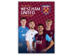 West Ham United 2027 A3 Wall Calendar