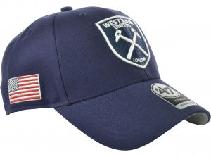 West Ham United 47 Brand Mvp Navy Baseball Cap American Flag Patch