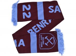 West Ham United Benrahma Said 22 Player Scarf