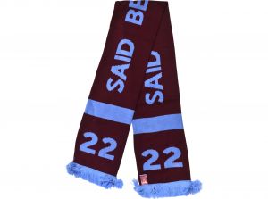 West Ham United Benrahma Said 22 Player Scarf