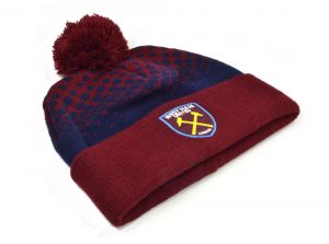 West Ham United Fade Design Bobble Hat