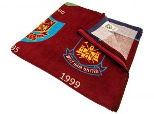 West Ham United History of the Crest Towel