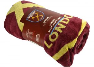 West Ham United Jaquard Knit Towel