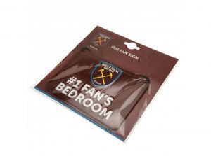 West Ham United No One Fans Bedroom Sign