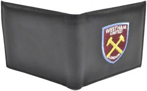 West Ham United PU Leather Embroidered Bi Fold Wallet