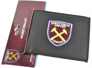 West Ham United PU Leather Embroidered Bi Fold Wallet