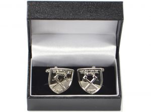 West Ham UTD Silver Plated Crest Cufflinks