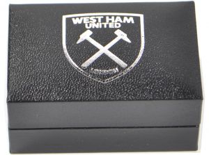 West Ham UTD Silver Plated Crest Cufflinks