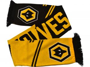 Wolves Vertigo Scarf Yellow Black