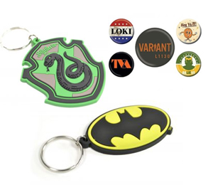 Badges and Keyrings 