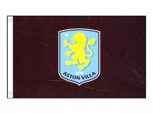 Aston Villa Core Crest Flag 5 x 3